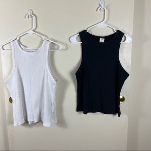 Set of 2 H&M tanks (Black & White)